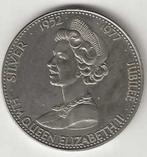 Zilveren Herdenkings Munt Queen Elisabeth 1952-1977, Postzegels en Munten, Munten | Europa | Niet-Euromunten, Verzenden, Overige landen