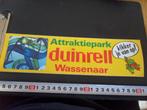 sticker Wassenaar Attraktiepark Duinrell  Kikker je van op !, Verzamelen, Ophalen, Zo goed als nieuw, Bedrijf of Vereniging