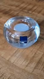 Leonardo waxinelichthouder helder glas - zware kwaliteit, Ophalen of Verzenden, Zo goed als nieuw, Overige materialen, Minder dan 25 cm