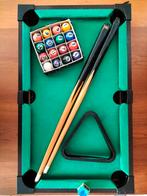 Mini Pooltafel Compleet, Sport en Fitness, Biljarten en Poolen, Ophalen, Zo goed als nieuw, Snookertafel