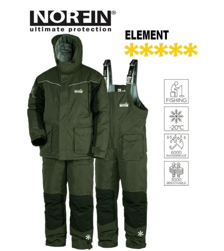 Warmtepak Norfin Element maat XXL tot -20C, Watersport en Boten, Hengelsport | Algemeen, Nieuw, Kleding, Ophalen of Verzenden