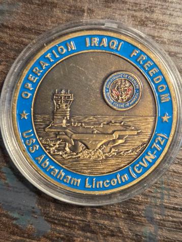 USS Abraham Lincoln Munt - Operation Iraqi Freedom beschikbaar voor biedingen