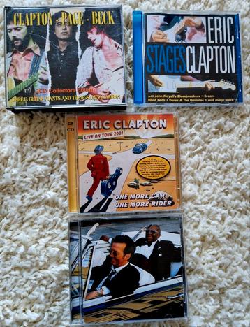 4Cd's, Eric Clapton met B.B. King en meer, zie beschrijv. beschikbaar voor biedingen