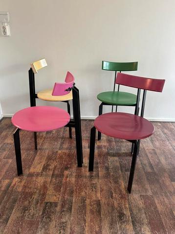 Mid-century ontwerp Harvink zeta eetkamerstoel , jaren 1980 beschikbaar voor biedingen