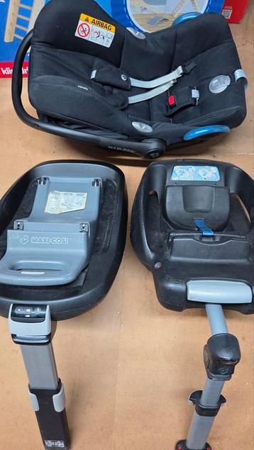Maxi-Cosi Cabriofix + 2 Easybases isofix + gordel beschikbaar voor biedingen