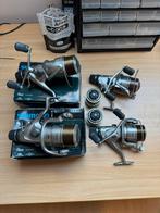 4x Shimano  gte 8000b , 2 met doos. 4 reserve spoelen, Watersport en Boten, Ophalen, Gebruikt, Molen