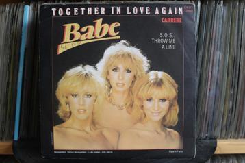 7" Single Babe - Together In Love Again / S.O.S. Throw Me A  beschikbaar voor biedingen