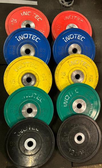 Set gecalibreerde competition plates - inotec - 150 kg