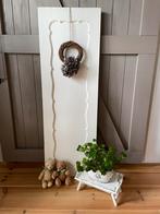 Wit brocante paneel, Ophalen