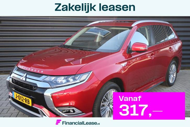Mitsubishi Outlander 2.4 PHEV Intense+ Sportpakket Dealer O., Auto's, Mitsubishi, Bedrijf, Lease, Financial lease, Outlander, 360° camera