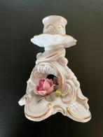 antiek porseleinen Capodimonte, Dresden style, kandelaar, Ophalen of Verzenden