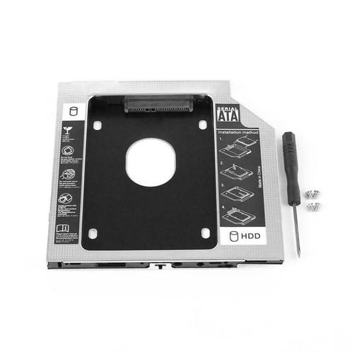 Macbook Pro SSD adapter bracket HDD caddy super drive 2.5", Computers en Software, Harde schijven, Nieuw, Laptop, Intern, SSD