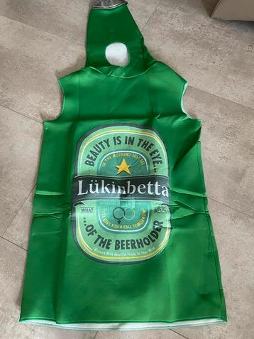 Groene bierfles kostuum/ pak LUKINBETTA beschikbaar voor biedingen