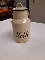 2 emaille melkbusjes., Antiek en Kunst, Antiek | Emaille, Ophalen