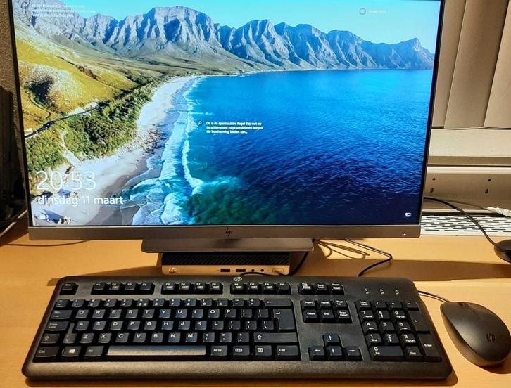 HP complete desktop PC REFURBISHED, Computers en Software, Desktop Pc's, Refurbished, 2 tot 3 Ghz, SSD, 16 GB, Met videokaart
