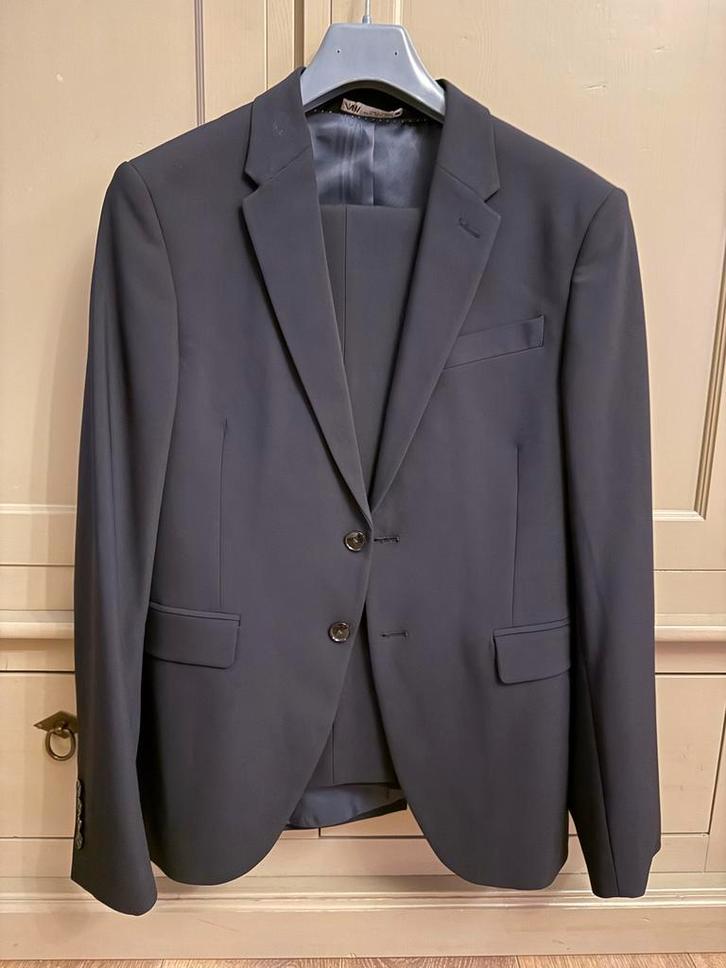 Zara Italiaans model pak, Kleding | Heren, Kostuums en Colberts, Nieuw, Maat 46 (S) of kleiner, Blauw, Ophalen of Verzenden