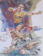 5 lithos Wim Hoogstraten , samen € 50 , kies uit 15 sporten, Antiek en Kunst, Ophalen of Verzenden
