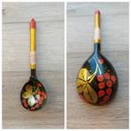 NIEUW! houten lepel uit Rusland met Chochloma-beschildering, Antiek en Kunst, Ophalen of Verzenden