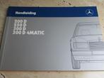 Instructieboek Mercedes 200 D, 250 D, 300D, 4MATIC W124 1986, Auto diversen, Handleidingen en Instructieboekjes, Ophalen of Verzenden