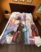 Frozen Dekbedovertrek +trommel, Huis en Inrichting, Slaapkamer | Beddengoed, Ophalen, Dekbedovertrek, Zo goed als nieuw, Overige kleuren