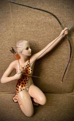 Vintage "Diane, The Hunter" sculptuur van Giovanni Ronzan,, Verzamelen, Beelden en Beeldjes, Ophalen