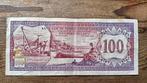 Nederlandse Antillen 100 gulden 1981 circulatie, Postzegels en Munten, Ophalen of Verzenden, 100 gulden, Los biljet