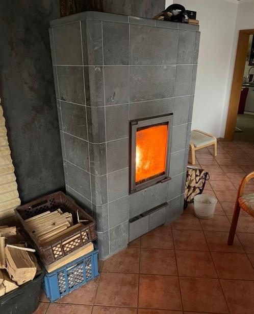 Tulikivi Sarmi C speksteenkachel, Huis en Inrichting, Kachels, Gebruikt, Vrijstaand, Houtkachel, Hout, Ophalen of Verzenden