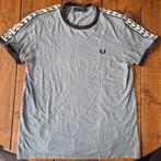 Fred Perry blauwgroen t-shirt | Maat M | Unieke uitvoering, Ophalen of Verzenden, Fred Perry, Gedragen, Maat 48/50 (M)