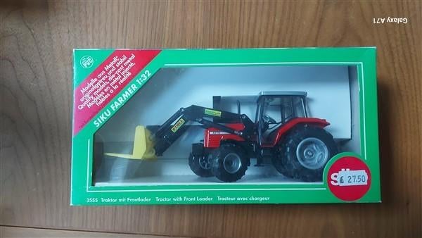 Siku 3555 Massey Ferguson 4270 met voorlader, Ophalen of Verzenden, Zo goed als nieuw, Tractor of Landbouw, SIKU