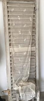 Tule gordijn/Frans tule/oud Frans tule gordijn, Ophalen of Verzenden, Gebruikt, 200 cm of meer