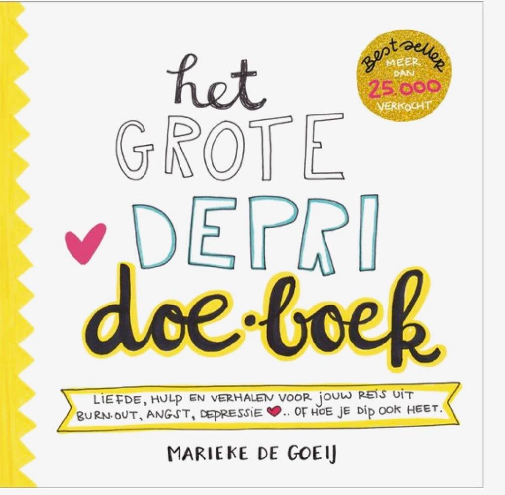 Marieke de Goeij - Het grote depri Doe-Boek, Nieuw, Ophalen of Verzenden, Overige onderwerpen, Marieke de Goeij