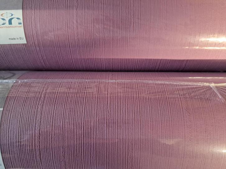 3 rollen linnenlook OUDROZE BEHANG vliesbehang BN 41114, Huis en Inrichting, Stoffering | Behang, Roze, minder dan 10 m², Ophalen of Verzenden