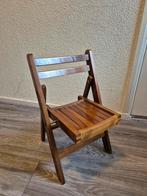 Antieke Klapstoel voor Kind, Gebruikt, Bruin, Eén, Hout