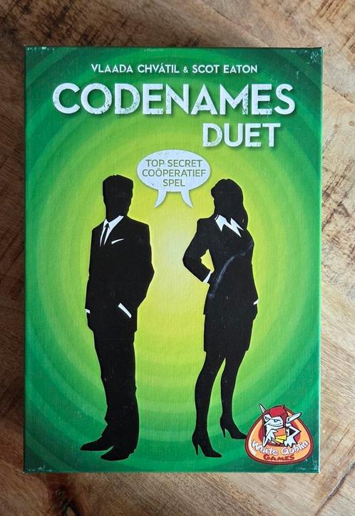 Bordspel Codenames Duet, Hobby en Vrije tijd, Gezelschapsspellen | Bordspellen, Gebruikt, Ophalen of Verzenden