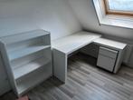 Bureau malm ikea +kasten, Huis en Inrichting, Bureaus, Ophalen, Zo goed als nieuw
