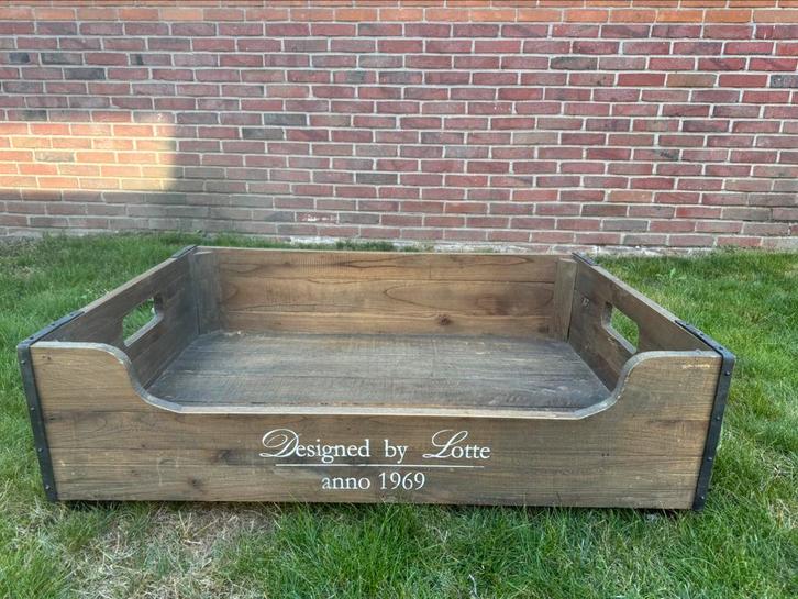 Houten Hondenmand 100x70, Dieren en Toebehoren, Hondenmanden, Zo goed als nieuw, Overige, Ophalen