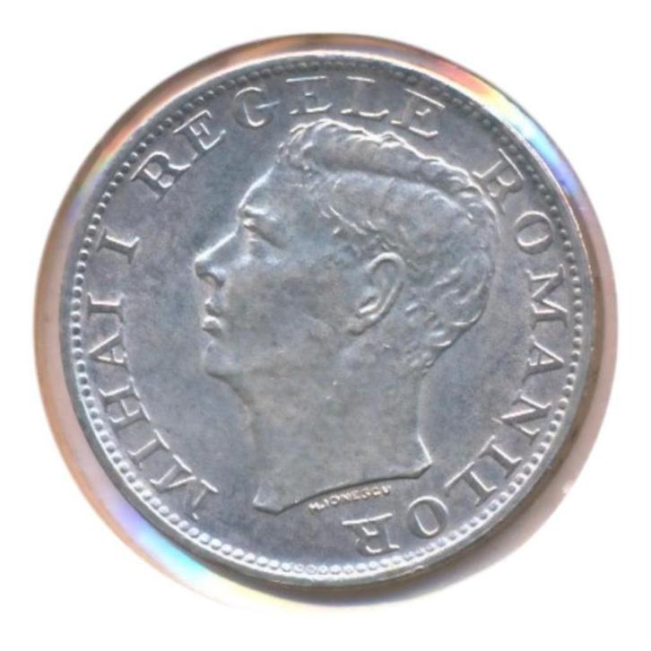 Roemenië 500 Lei 1944, Postzegels en Munten, Munten | Europa | Niet-Euromunten, Losse munt, Overige landen, Zilver, Ophalen of Verzenden