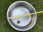 Degelijke RVS Spoelbak 42 cm diameter, Huis en Inrichting, Keuken | Keukenelementen, Ophalen, Minder dan 50 cm, Gebruikt, Overige kleuren