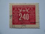 Tsjechoslowakije postzegel 240 Haleru., Verzenden, Overige landen, Gestempeld