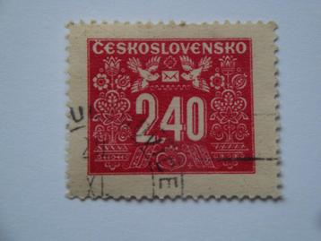 Tsjechoslowakije postzegel 240 Haleru. beschikbaar voor biedingen