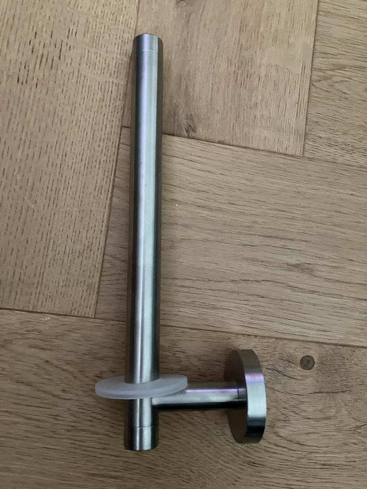 Tiger Boston brushed stainless steel rvs wc rol houder XL, Huis en Inrichting, Badkamer | Badtextiel en Accessoires, Nieuw, Overige kleuren