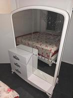 Nachtkastje met spiegel (barst), Ophalen, Gebruikt, 100 tot 150 cm, 100 tot 150 cm