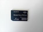Memory Stick Sony Pro Duo 4GB, Audio, Tv en Foto, Fotografie | Geheugenkaarten, Gebruikt, Memory stick, Ophalen of Verzenden, Fotocamera