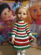 Kerstjurk voor Paola Reina poppen, Verzamelen, Poppen, Ophalen of Verzenden, Nieuw, Pop