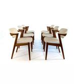 6x vintage eetkamerstoel model No. 42, Kai Kristiansen ‘60, Huis en Inrichting, Stoelen, Hout, Ophalen of Verzenden, Zo goed als nieuw