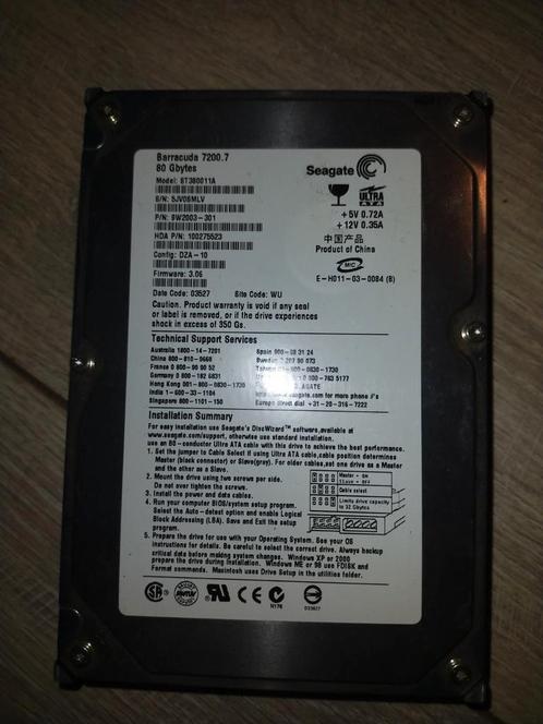 Seagate Barracuda 7200.7, Computers en Software, Harde schijven, Zo goed als nieuw, Desktop, Ophalen of Verzenden