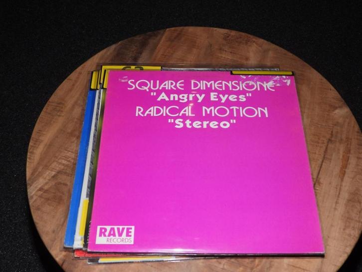 Square Dimensione/ Radical Motion - Angry Eyes, Cd's en Dvd's, Vinyl | Dance en House, Gebruikt, Techno of Trance, 12 inch, Ophalen of Verzenden