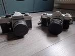 Twee prachtige oude camera's, Audio, Tv en Foto, Fotocamera's Analoog, Ophalen of Verzenden, Gebruikt, Compact