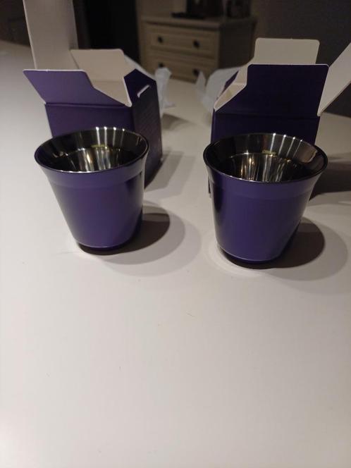 2 nieuwe Limited Edition Pixie espresso kopjes paars  80 ml, Huis en Inrichting, Keuken | Servies, Nieuw, Kop(pen) en/of Schotel(s)