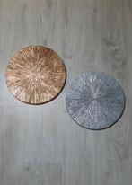 wanddecoratie 2 cirkels reliëf, Ophalen of Verzenden, Nieuw